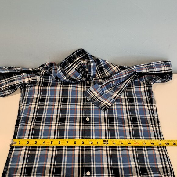 J. crew Men's Medium Slim Fit Flex Washed Long Sleeve Plaid Shirt Style #BB716 - Picture 11 of 14